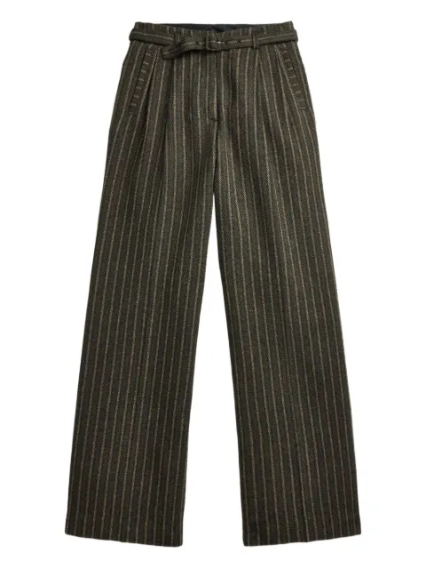 Ralph Lauren RRL pinstripe belted trousers