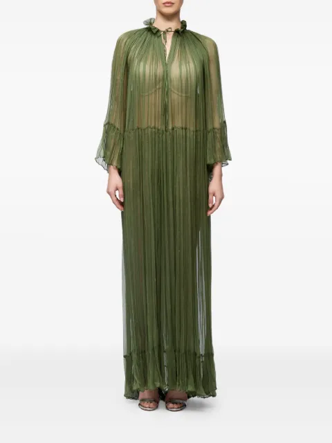 Ana Radu semi-sheer maxi dress