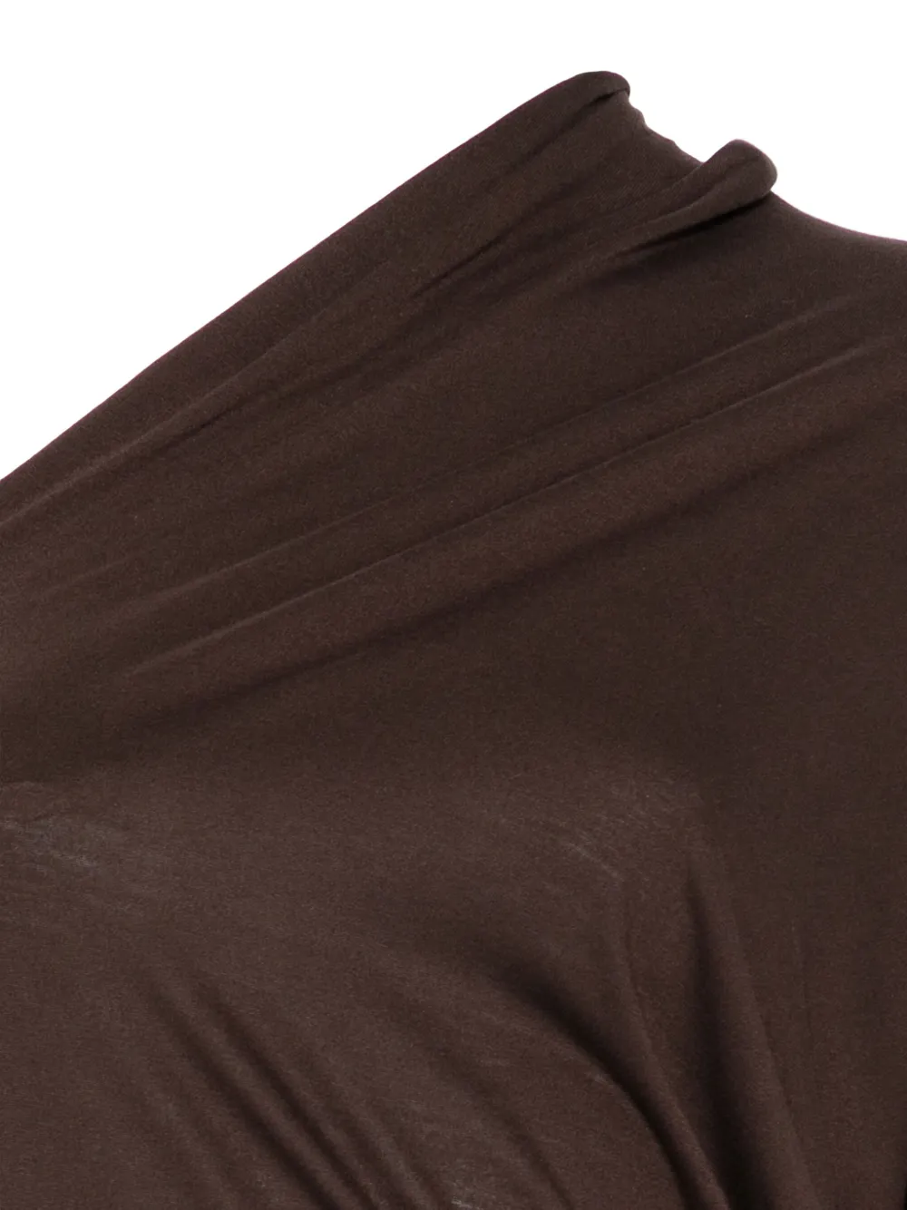 Rick Owens Lilies Asymmetrische top Bruin