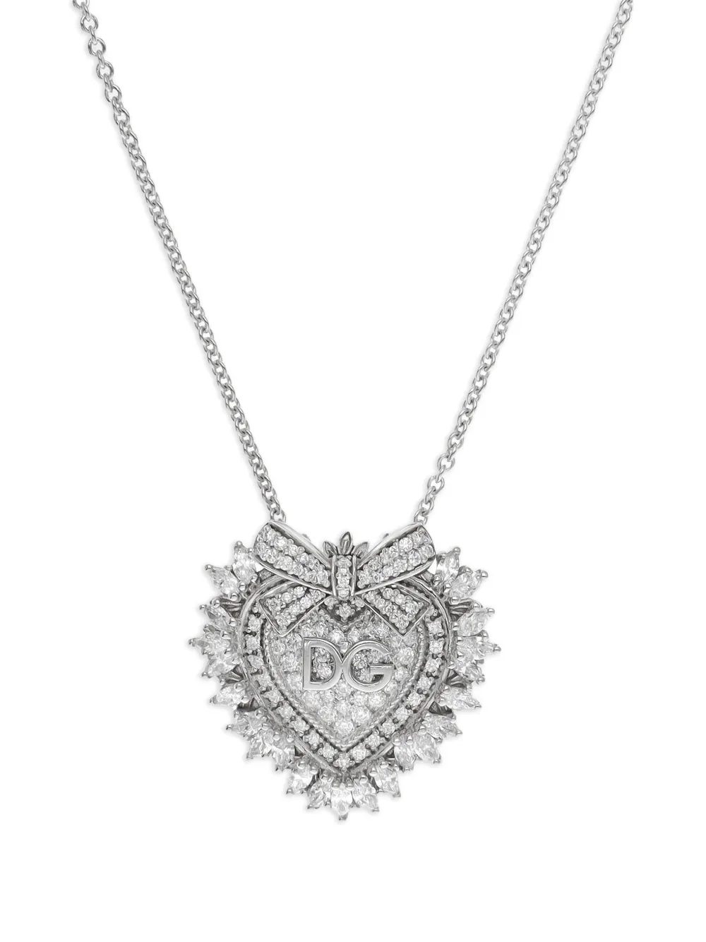 Dolce & Gabbana 18K white gold Devotion diamond Necklace | Image 2