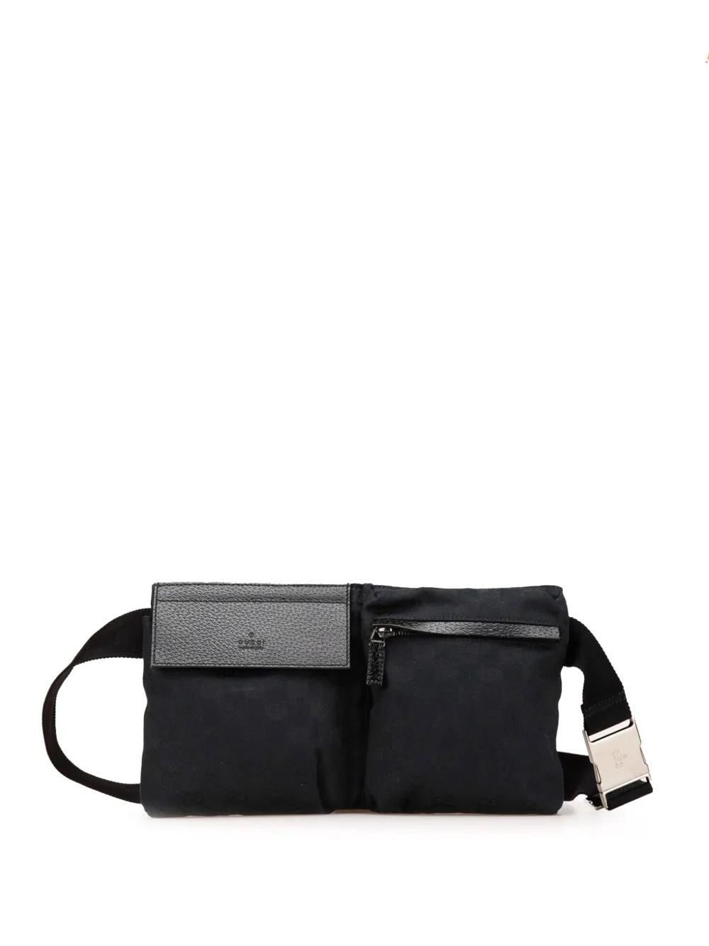 Gucci Pre-Owned 2000-2015 GG Canvas Double Pocket belt bag | noir | Image 1