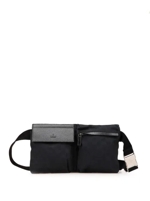 Gucci Pre-Owned 2000-2015 GG Canvas Double Pocket belt bag