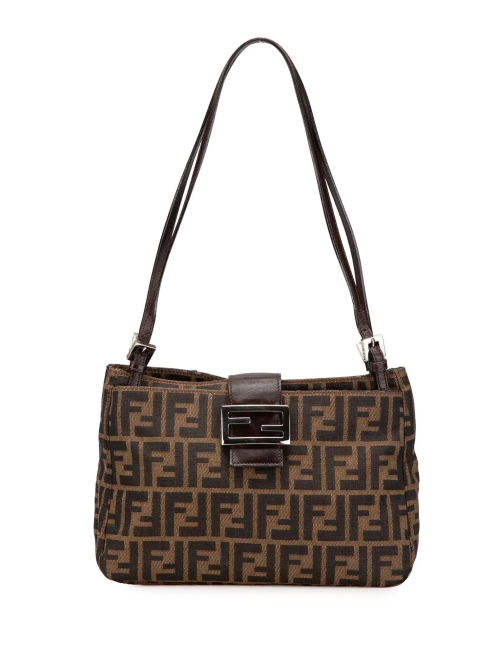 Fendi Pre-Owned 2000-2010 Zucca Canvas shoulder bag | Brown | Image 1