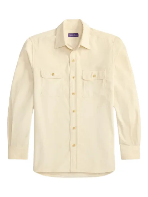 Ralph Lauren Purple Label corduroy long-sleeve shirt