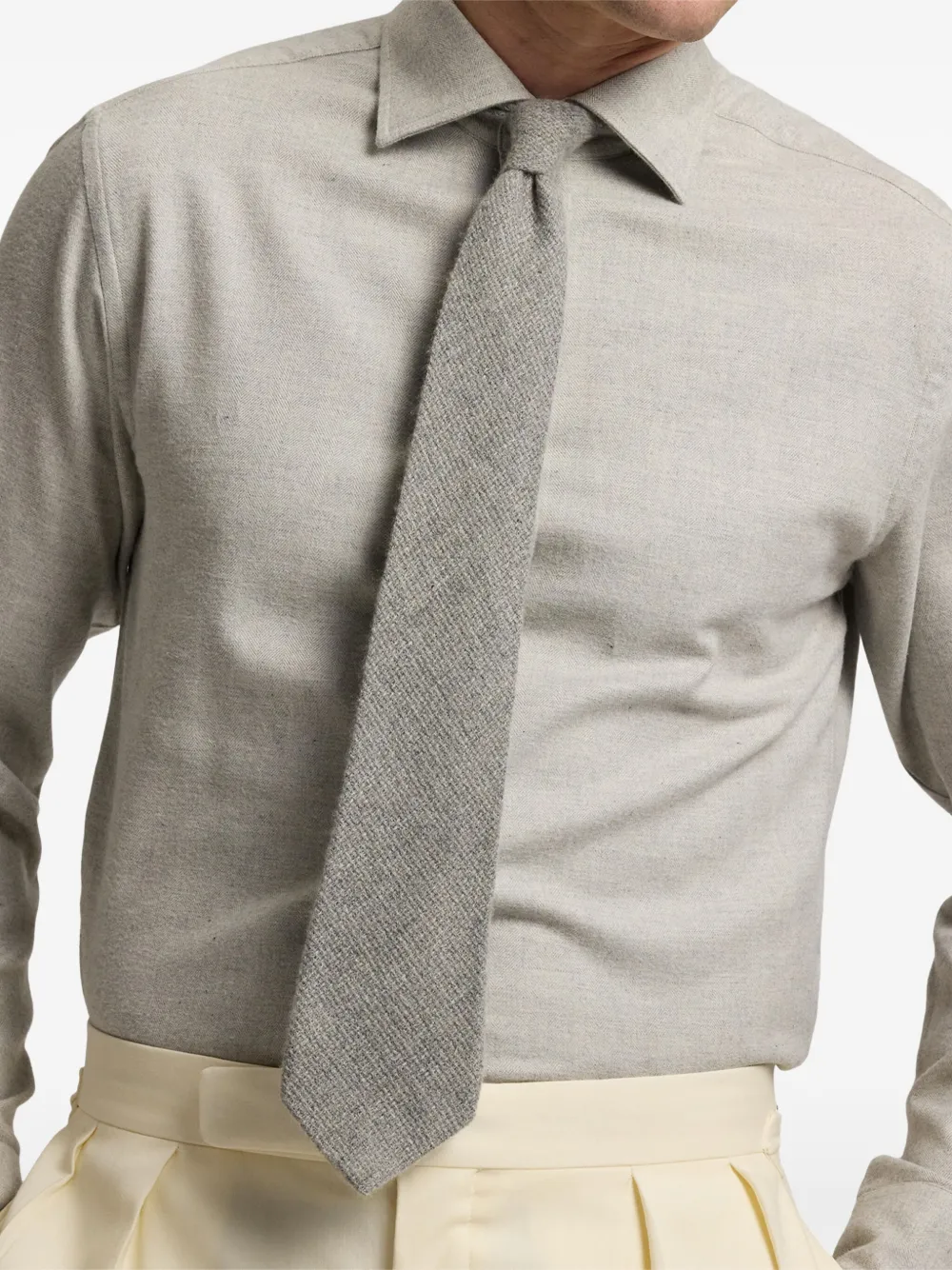Ralph Lauren Purple Label Overhemd met lange mouwen Grijs