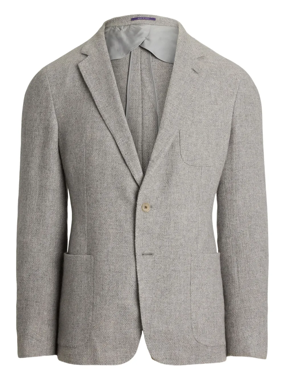 Ralph Lauren Purple Label Blazer monopetto in cashmere - Grigio