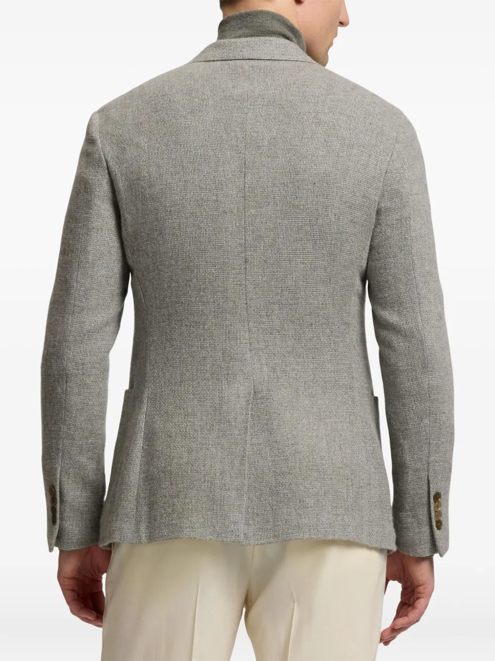 Ralph Lauren Purple Label Blazer met enkele rij knopen Grijs