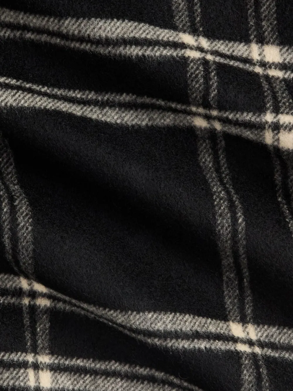 Ralph Lauren Purple Label Geruit overhemd - Zwart