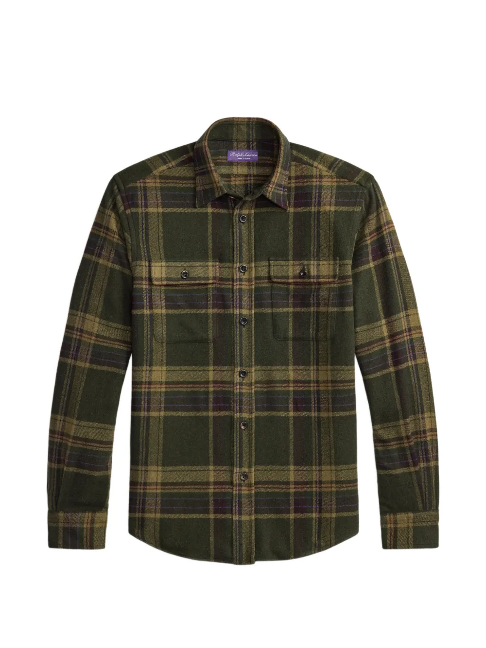 Ralph Lauren Purple Label button-up overshirt - Verde