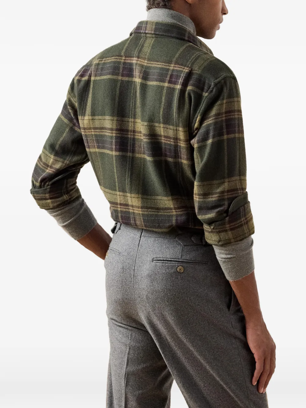 Ralph Lauren Purple Label button-up Overshirt | Green | FARFETCH
