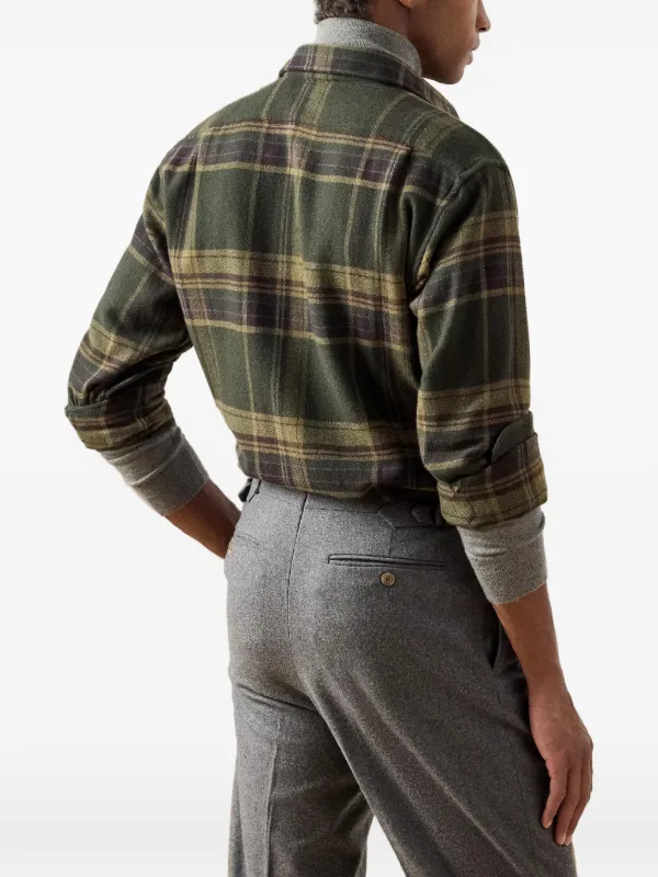 Ralph Lauren Purple Label button-up Overshirt | Green | FARFETCH