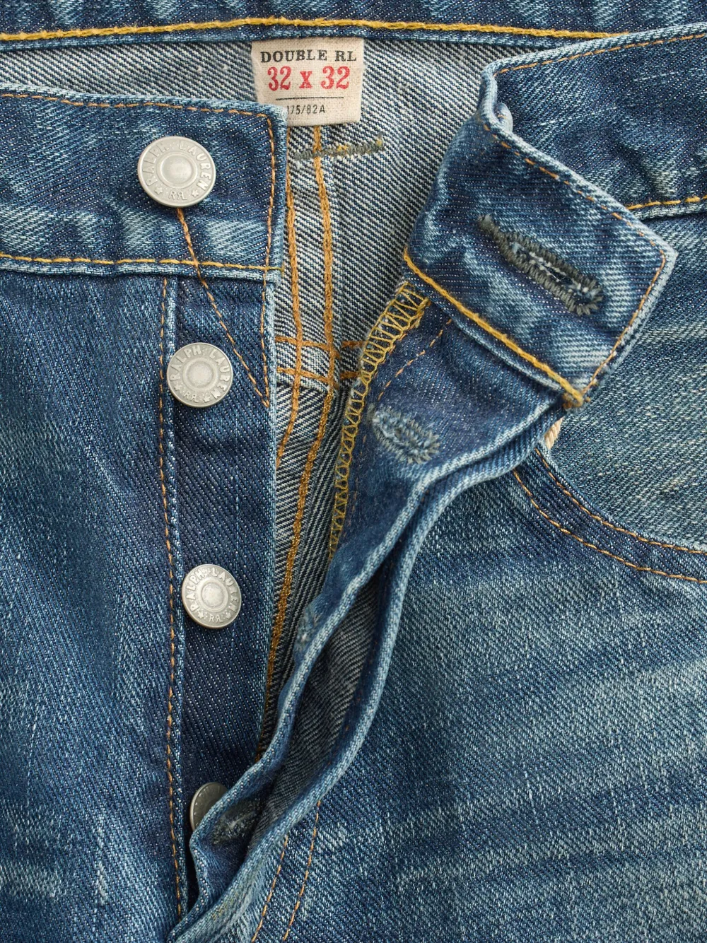 Ralph Lauren RRL Straight jeans Blauw