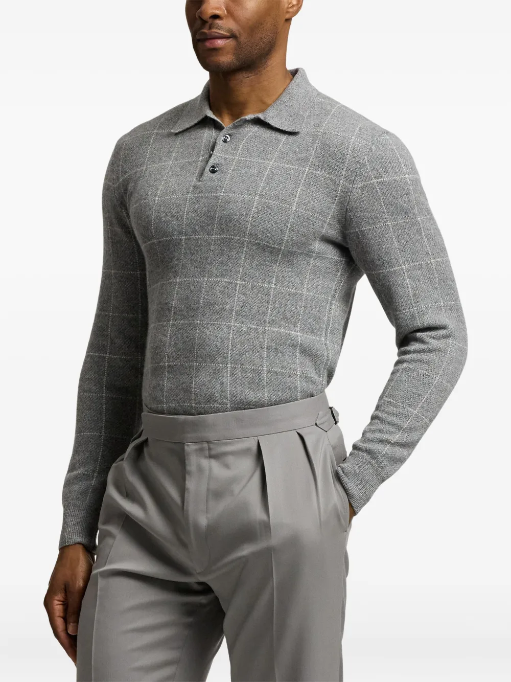 Ralph Lauren Purple Label Trui met polokraag Grijs