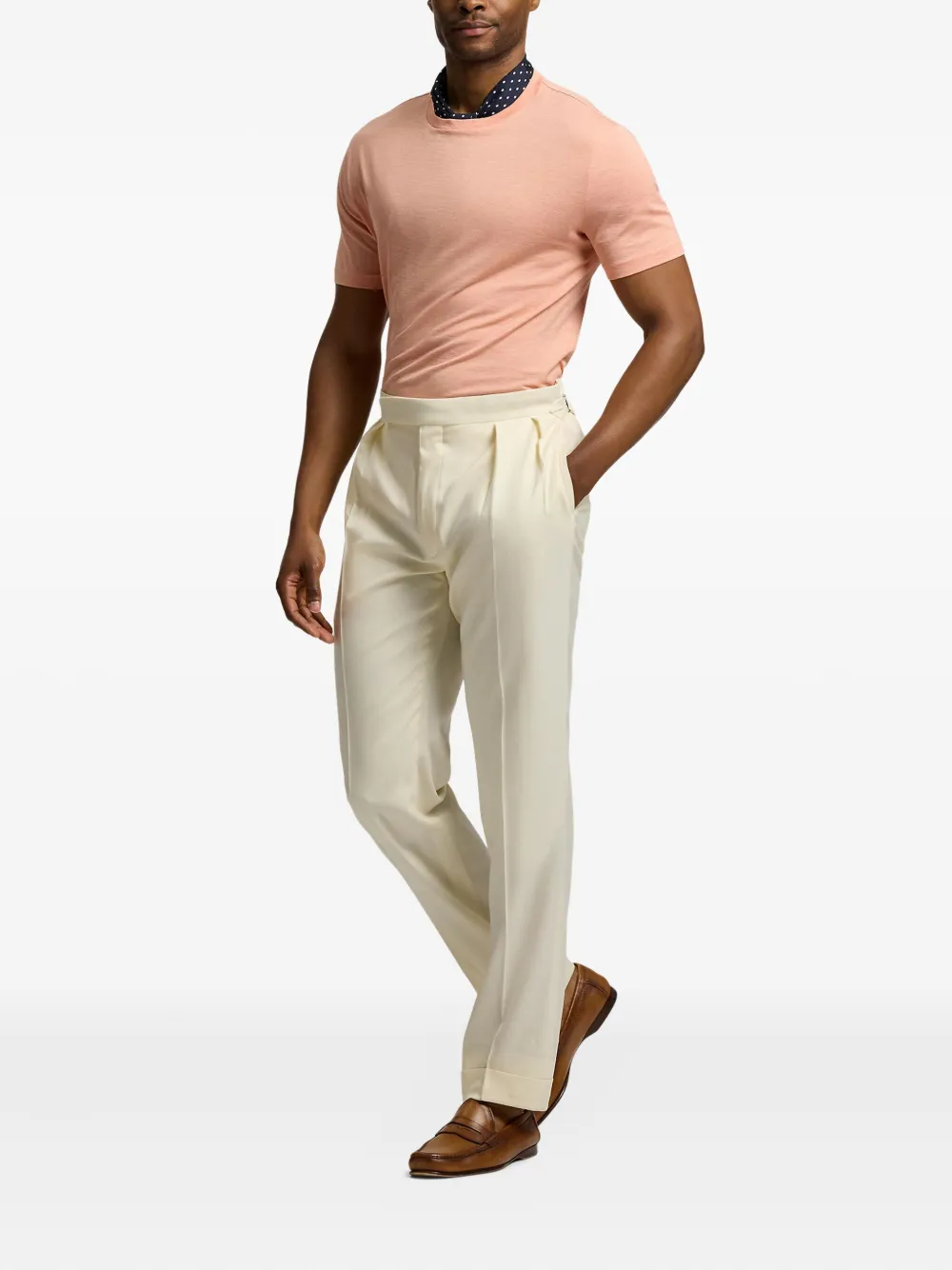 Ralph Lauren Purple Label Katoenen T-shirt - Roze