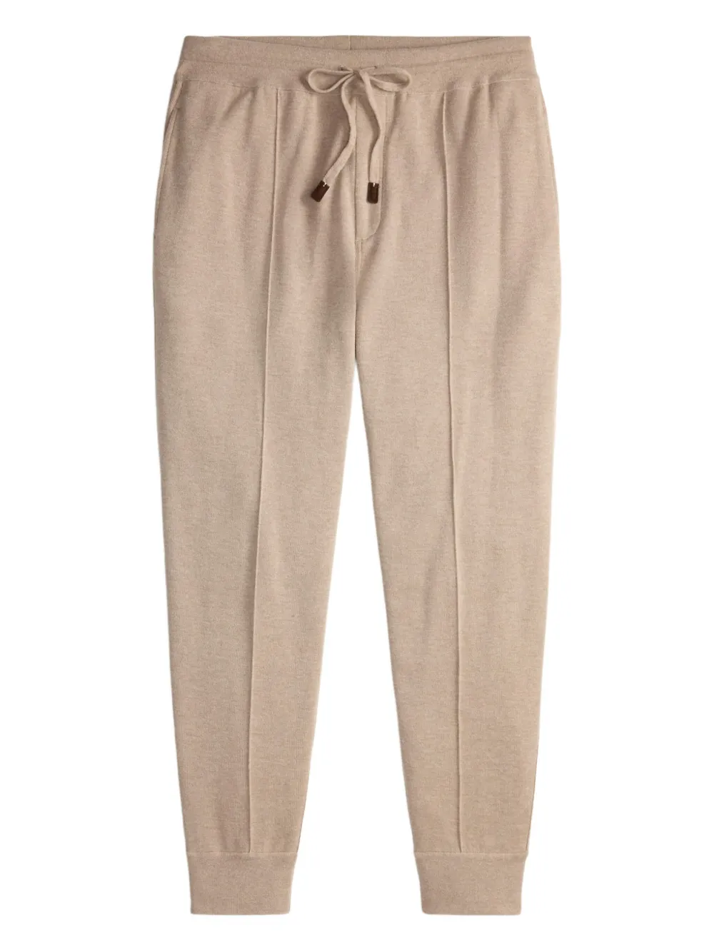 Ralph Lauren Knitted Jogger Trousers In Neutral