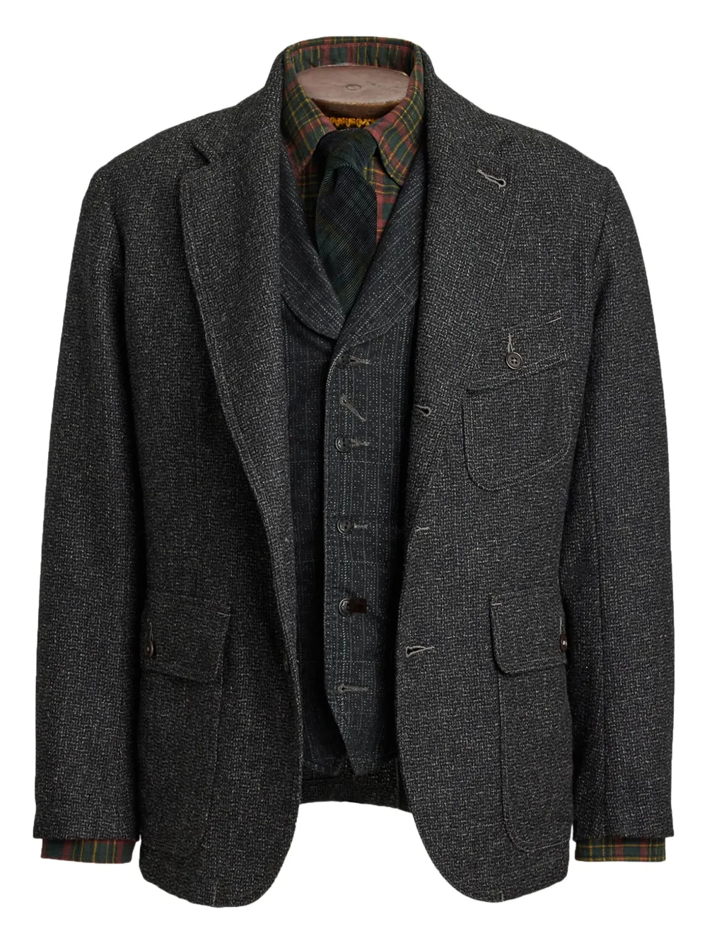 Ralph Lauren RRL textured wool blazer | Black | Image 1