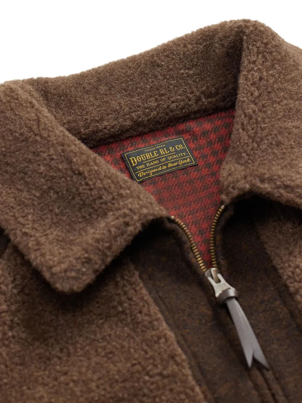 Ralph Lauren RRL Bomberjack met rits Bruin