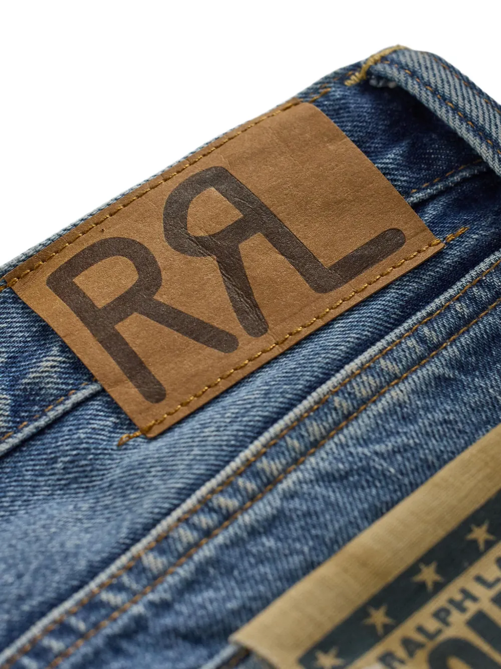 Ralph Lauren RRL Straight jeans met vervaagd effect Blauw