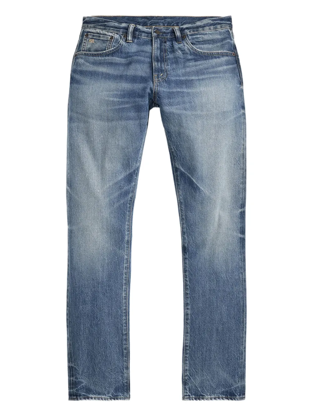 Ralph Lauren RRL Straight jeans met vervaagd effect Blauw