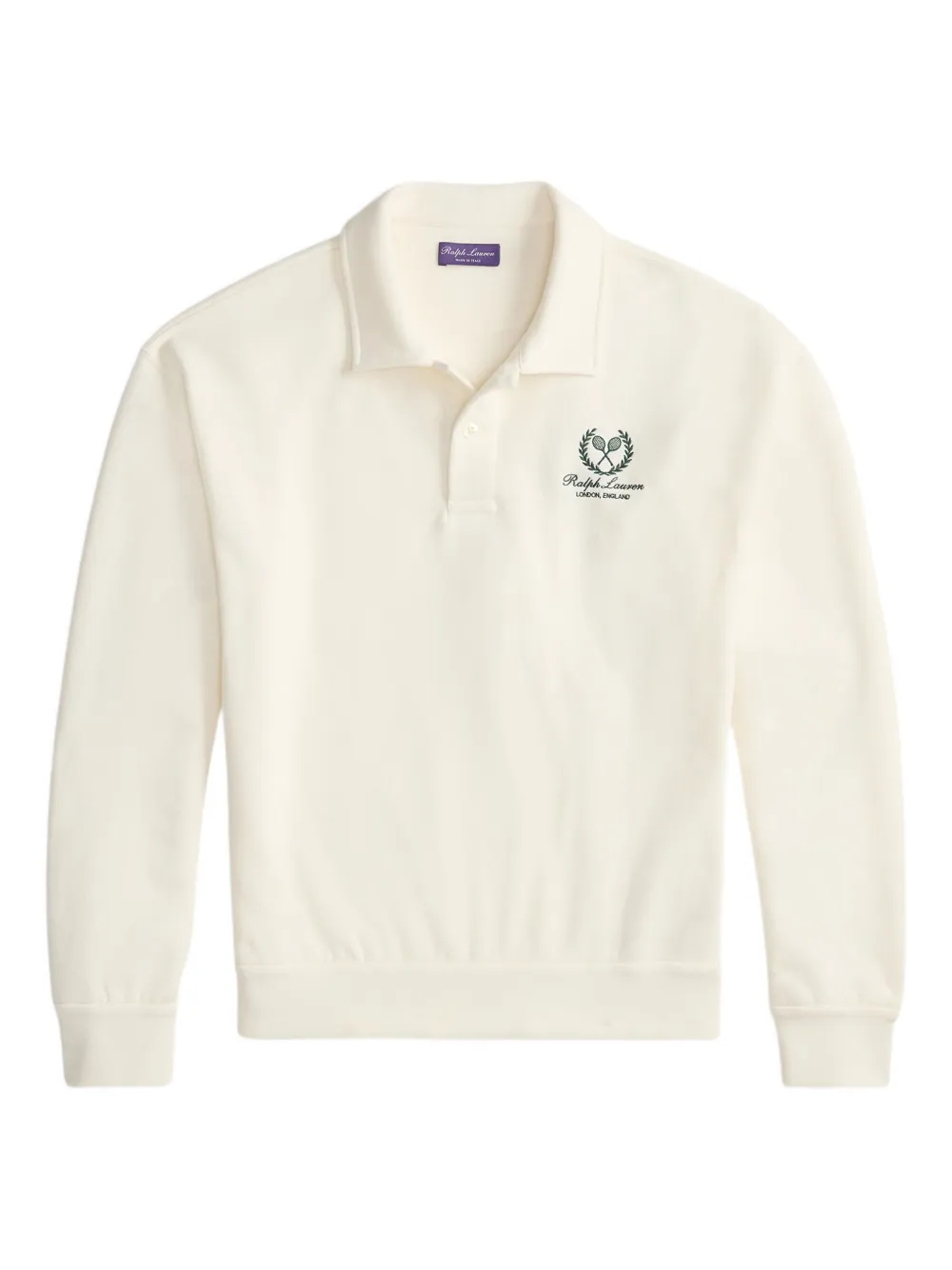 Ralph Lauren Purple Label Poloshirt met lange mouwen Wit