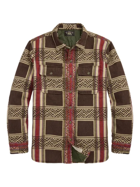 Ralph Lauren RRL checked padded shirt jacket