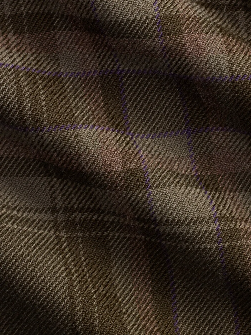 Ralph Lauren Purple Label plaid long-sleeve shirt - Bruin