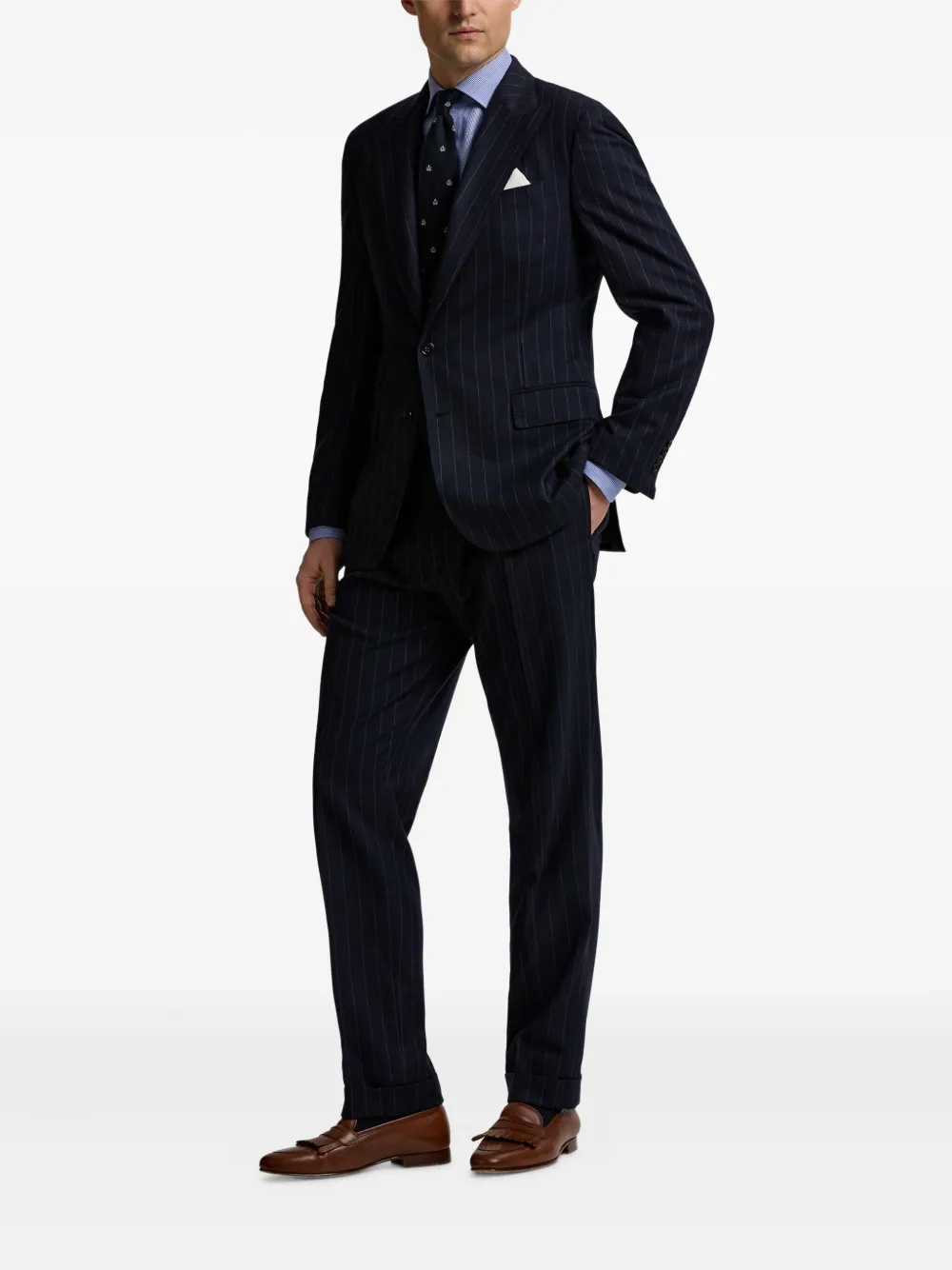 Ralph Lauren Long-sleeve Check Shirt In Blue