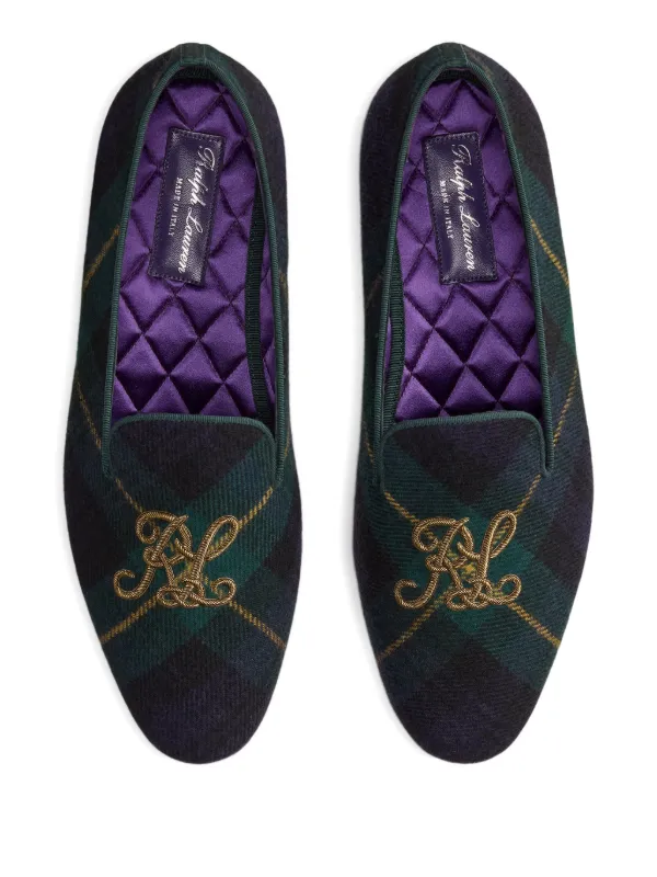 Ralph Lauren Rugby Tartan Slipper Rugby Ralph Lauren Tartan Plaid Duck Huntsman Embroidered  main image 4
