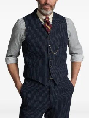 Ralph Lauren RRL デニムベスト | ブルー | FARFETCH JP