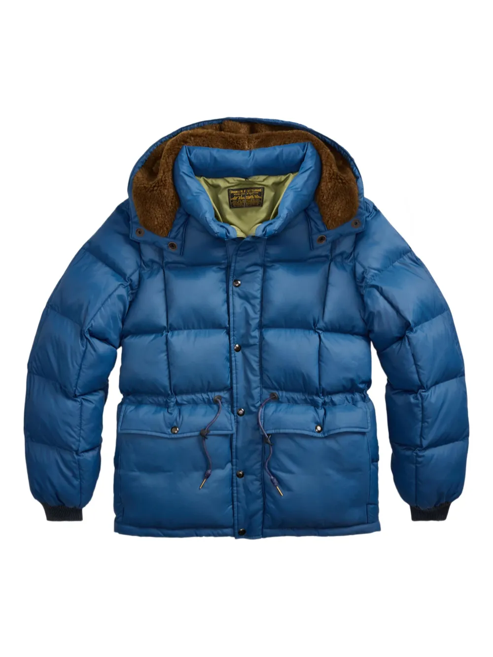 Ralph Lauren RRL Jaqueta matelassê com capuz | Azul | Image 1