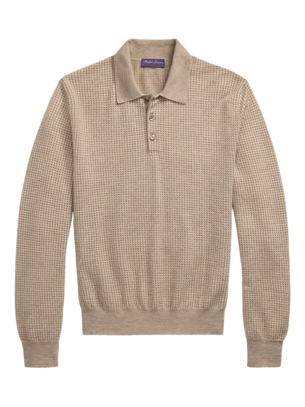 knitted polo shirt