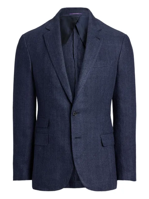 Ralph Lauren Purple Label herringbone blazer