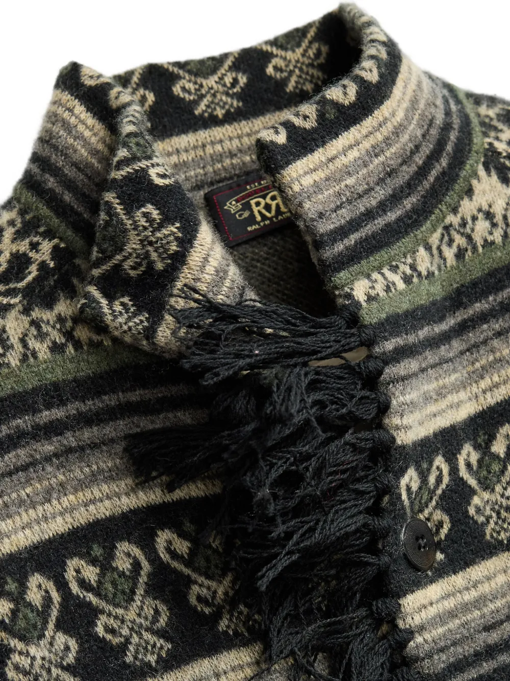 Ralph Lauren RRL Amelia jas met franje Grijs