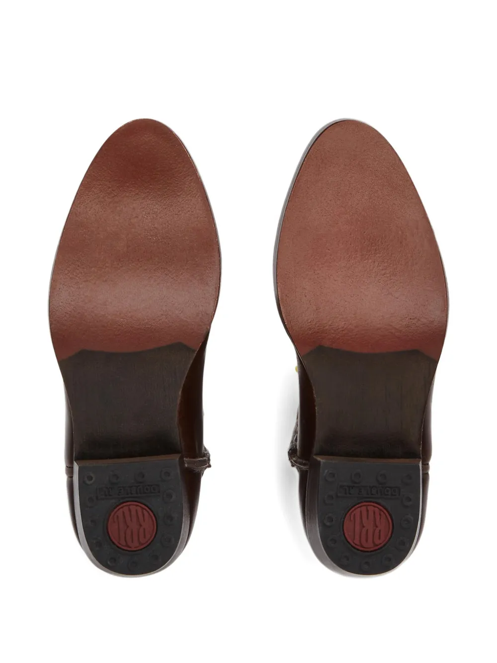 Ralph Lauren RRL Leren laarzen met Western-stijl Bruin