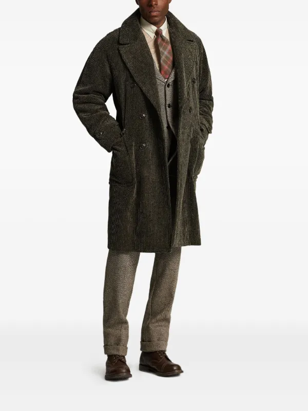 Ralph Lauren RRL コーデュロイ ダブルコート | グリーン | FARFETCH JP