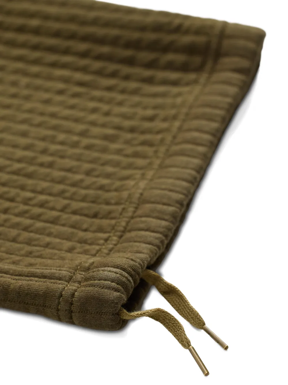 Rrl Quilted Drawstring Trousers In Green