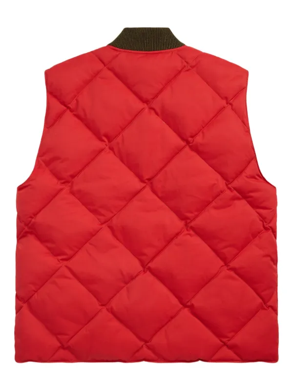 Ralph Lauren RRL キルティング ベスト | オレンジ | FARFETCH JP