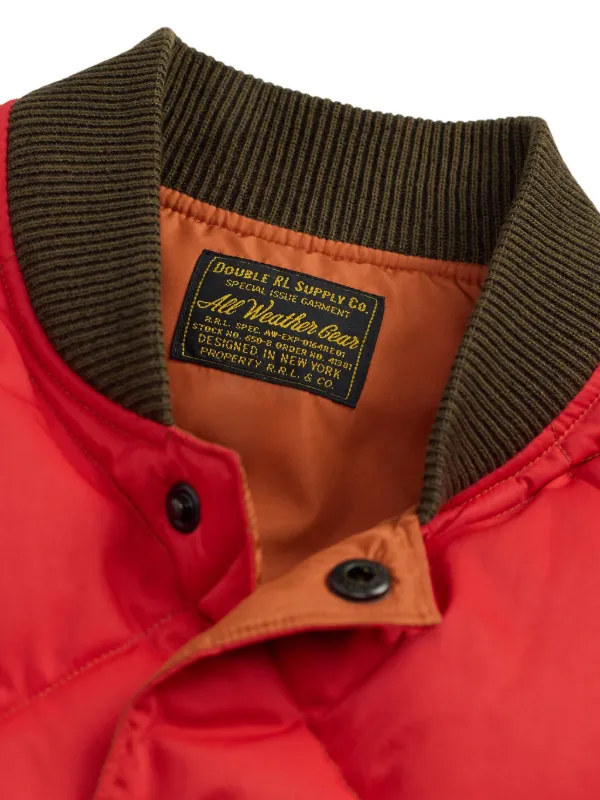 Ralph Lauren RRL キルティング ベスト | オレンジ | FARFETCH JP