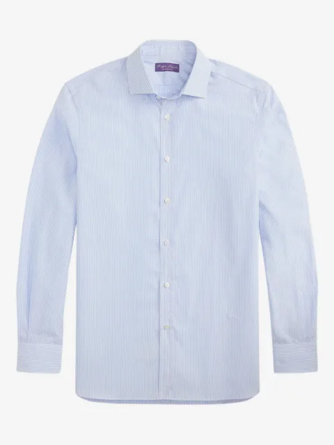 Ralph Lauren Purple Label 条纹长袖棉衬衫