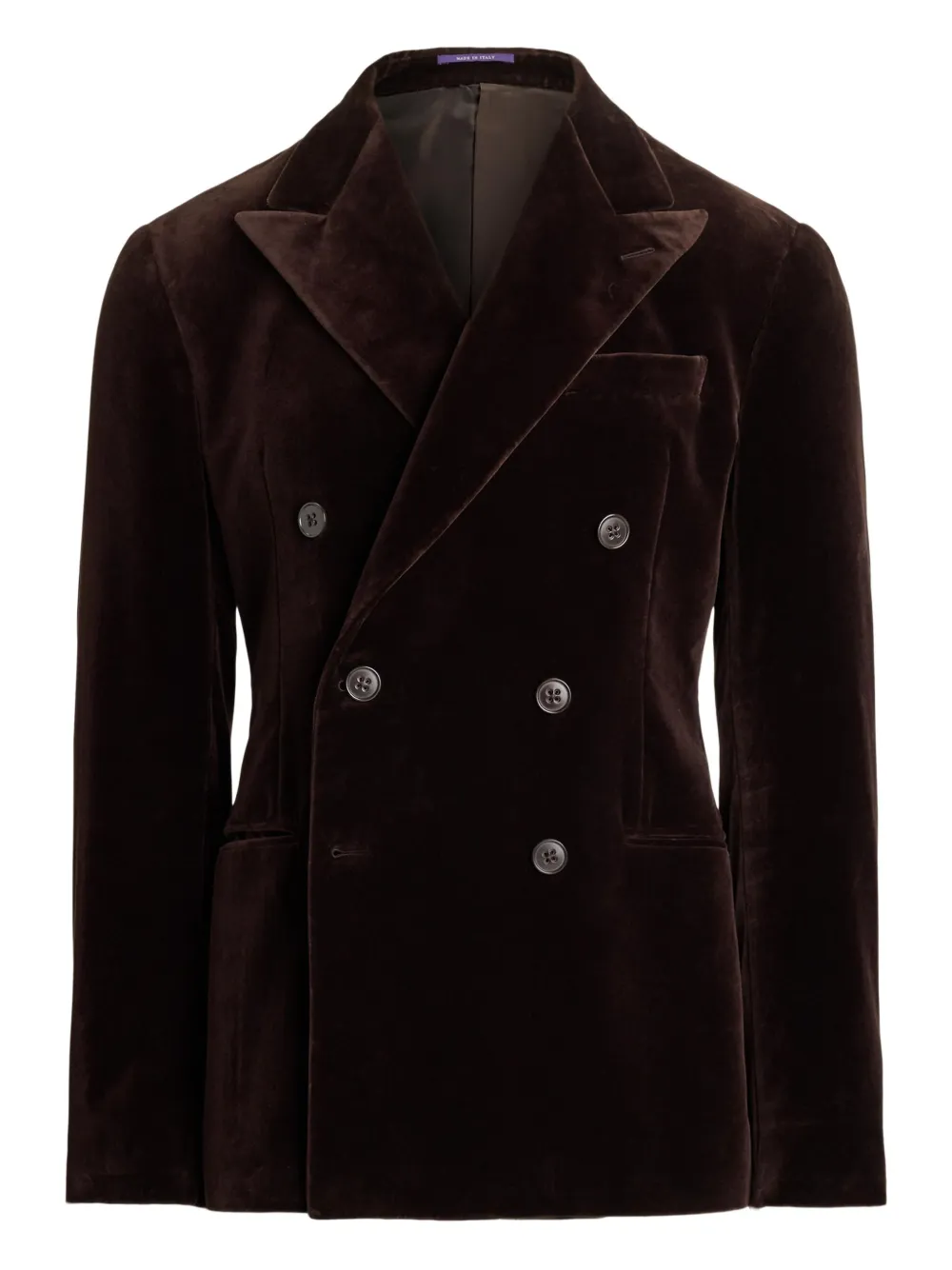 Ralph Lauren Purple Label ベルベット ダブルジャケット - ブラウン Ralph Lauren Purple Label ベルベット ダブルジャケット - ブラウン