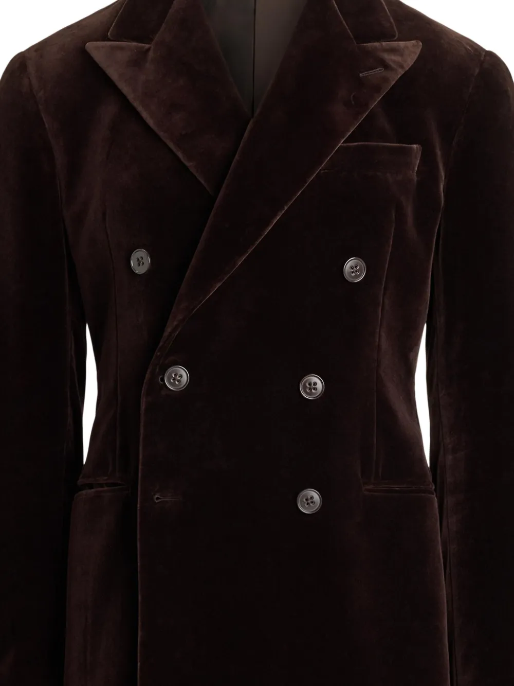 Ralph Lauren Purple Label Blazer de veludo com abotoamento duplo | Blazer | Image 2