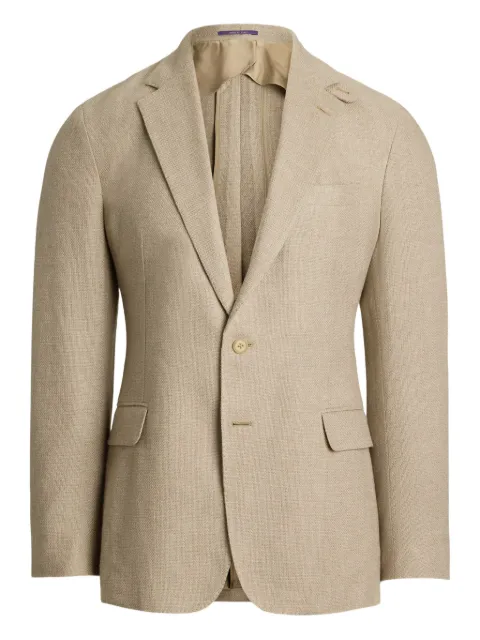 Ralph Lauren Purple Label بليزر بزرين وملمس مميز