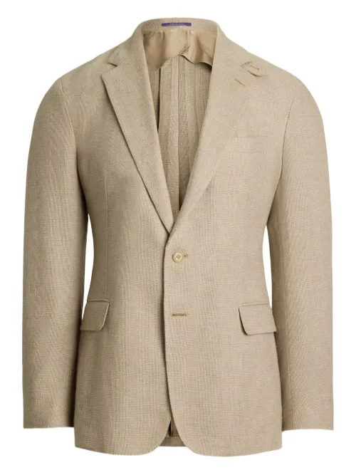 Blazer à design texturé - Ralph Lauren Purple Label - Modalova
