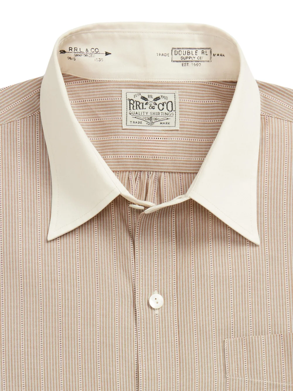 Ralph Lauren RRL Maxx Club overhemd - Beige