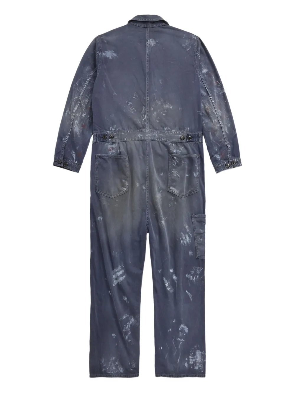Ralph Lauren RRL Jumpsuit met verfspatten - Blauw