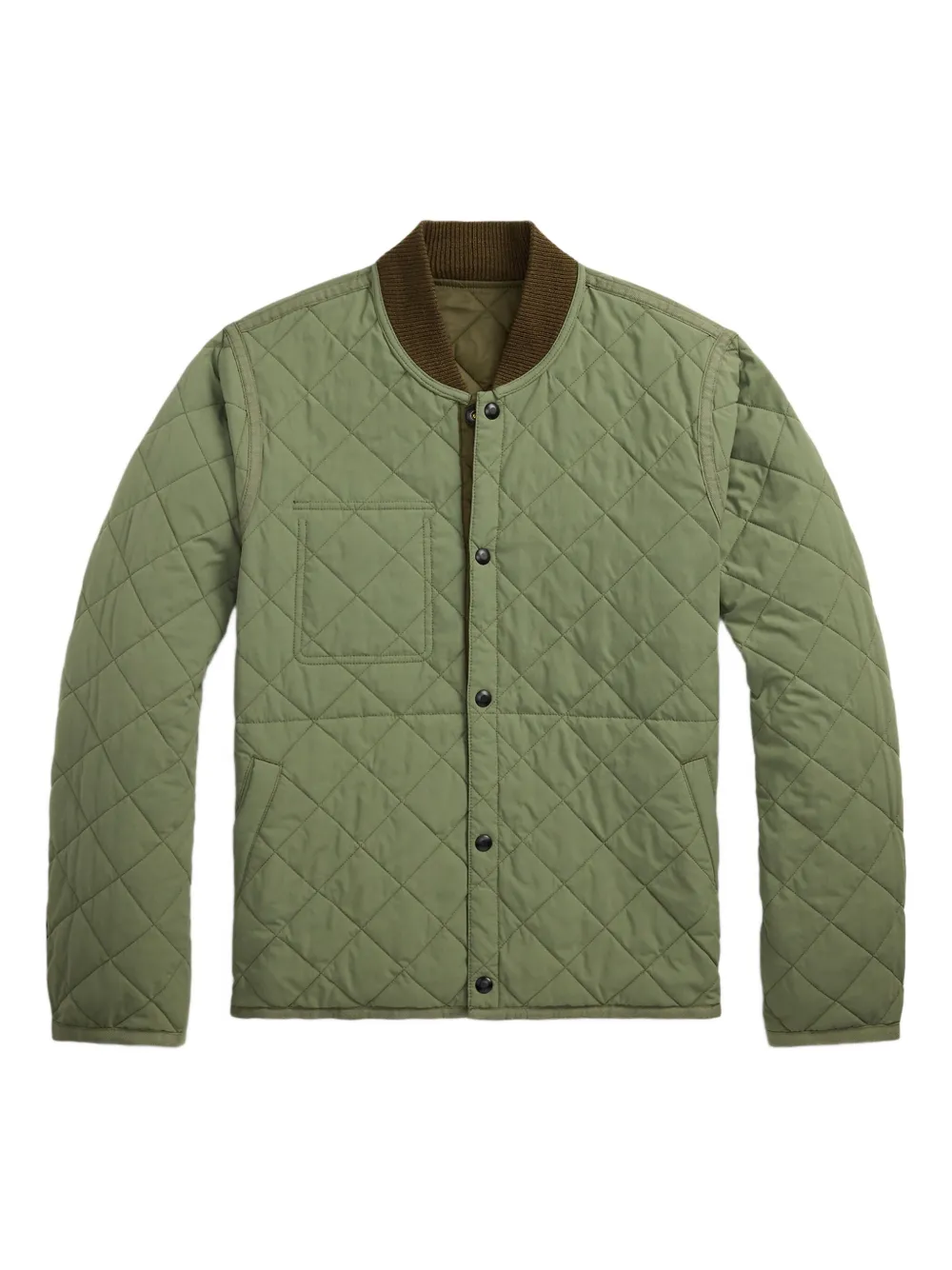 Rrl Quilted Jacket In Green
