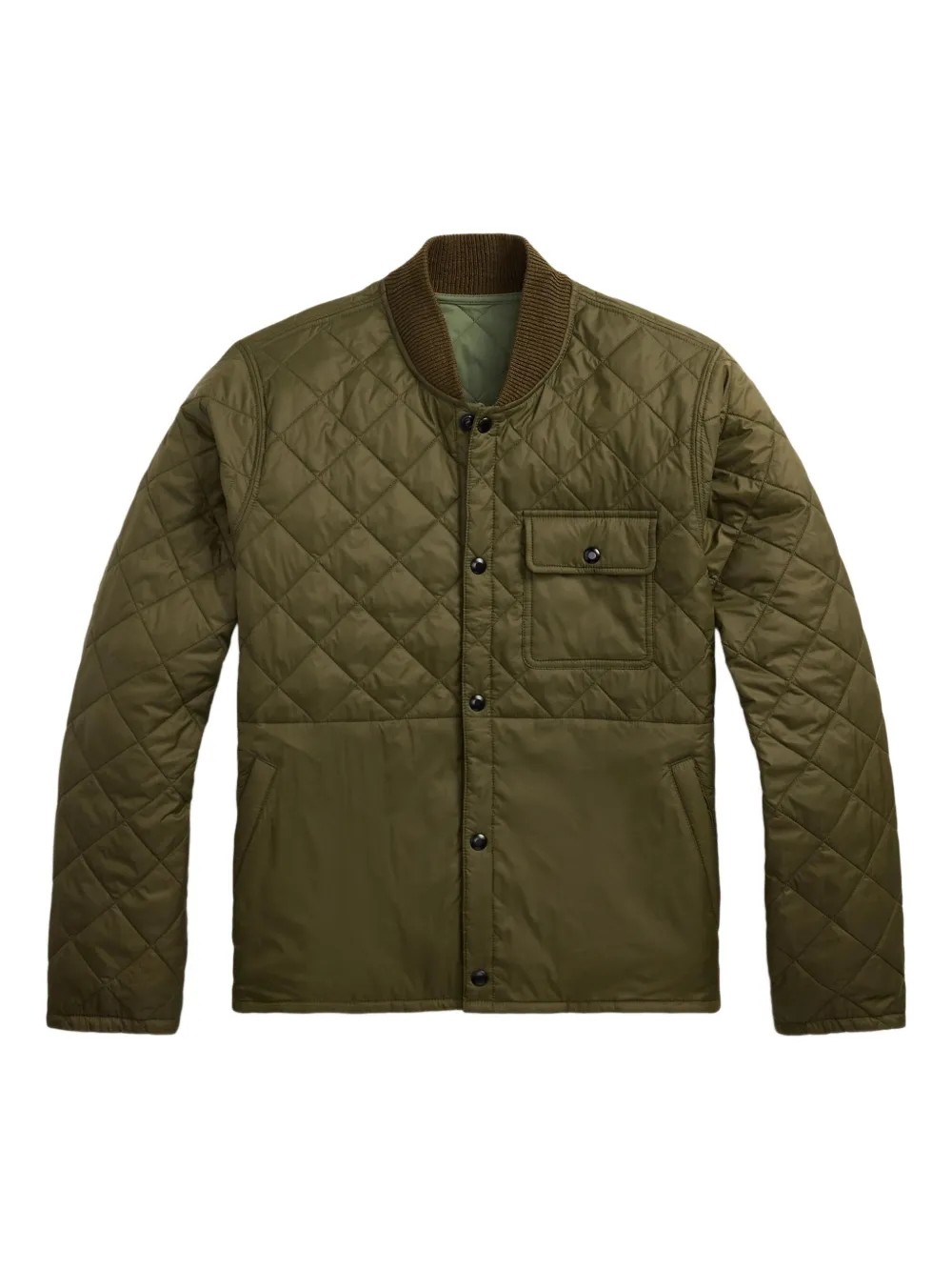 Rrl Quilted Jacket In Green