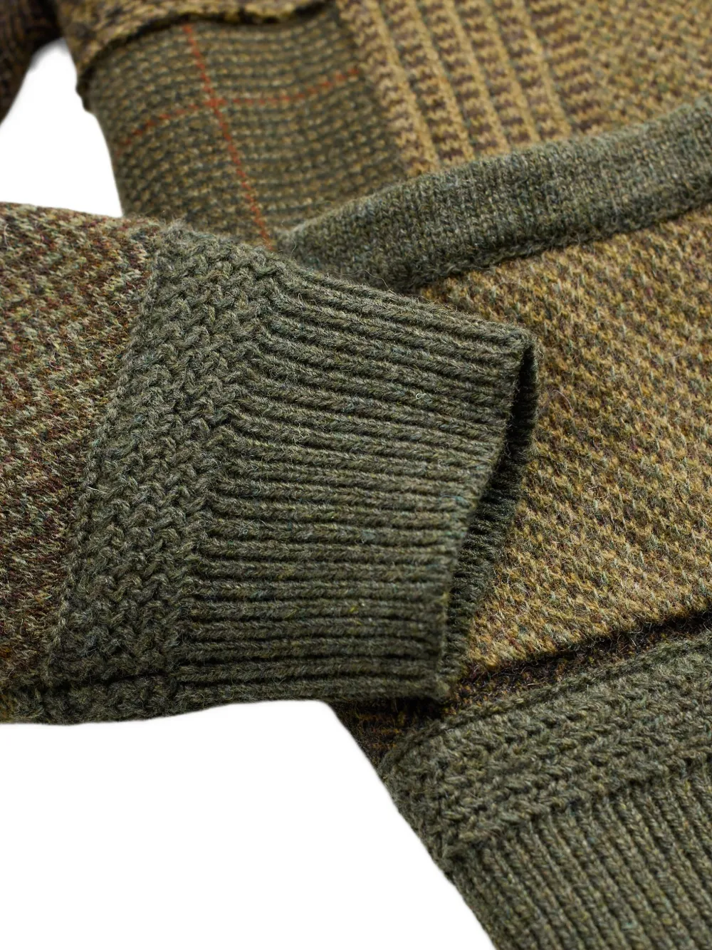 Ralph Lauren RRL Vest met patchwork-design Groen