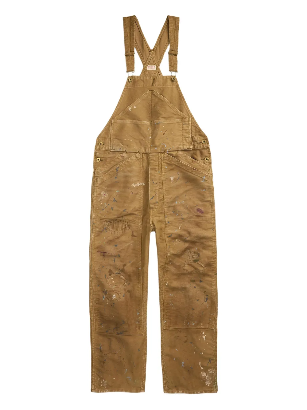 Ralph Lauren RRL Tuinbroek met verfspatten - Bruin
