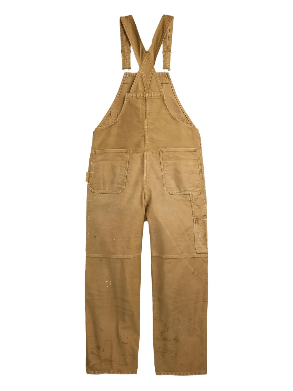Ralph Lauren RRL paint-splatter dungarees | Brown | Image 1